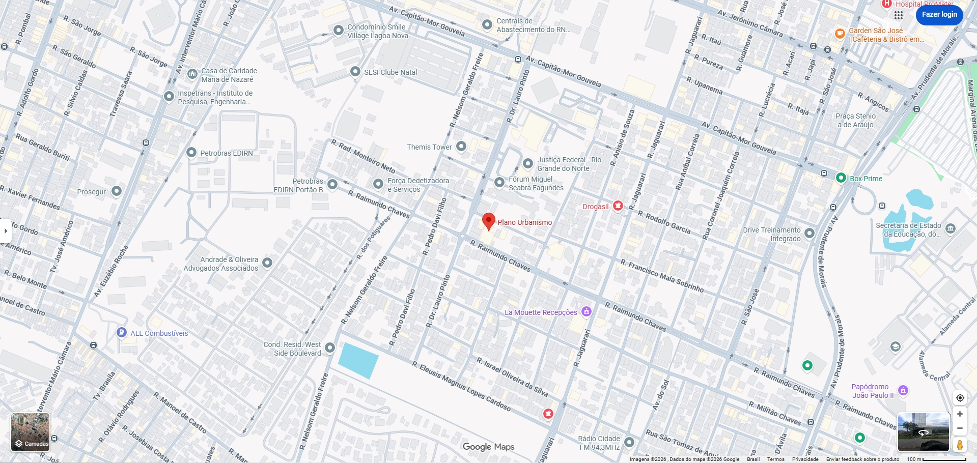 Mapa de Extremoz
