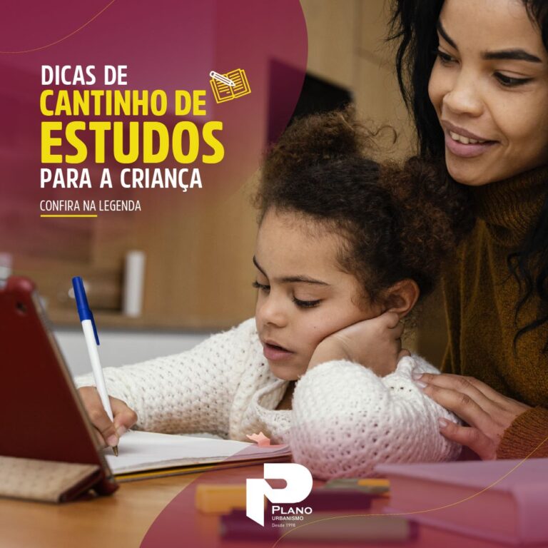 Dicas de cantinho de estudos para a criança em casa